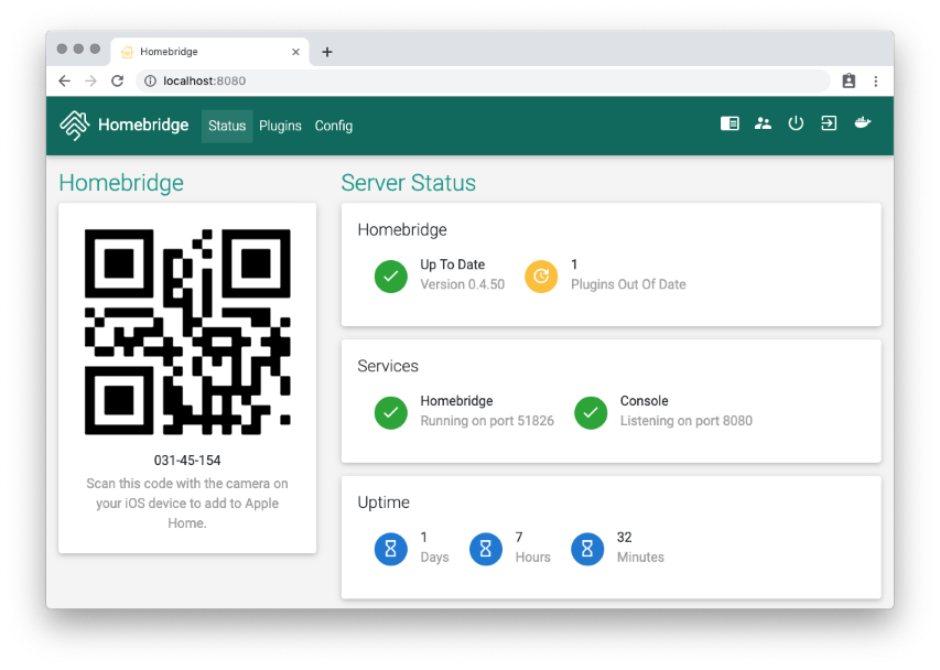 Homebridge UserInterface