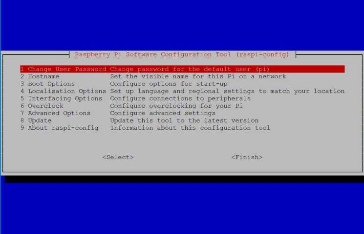 raspi-config